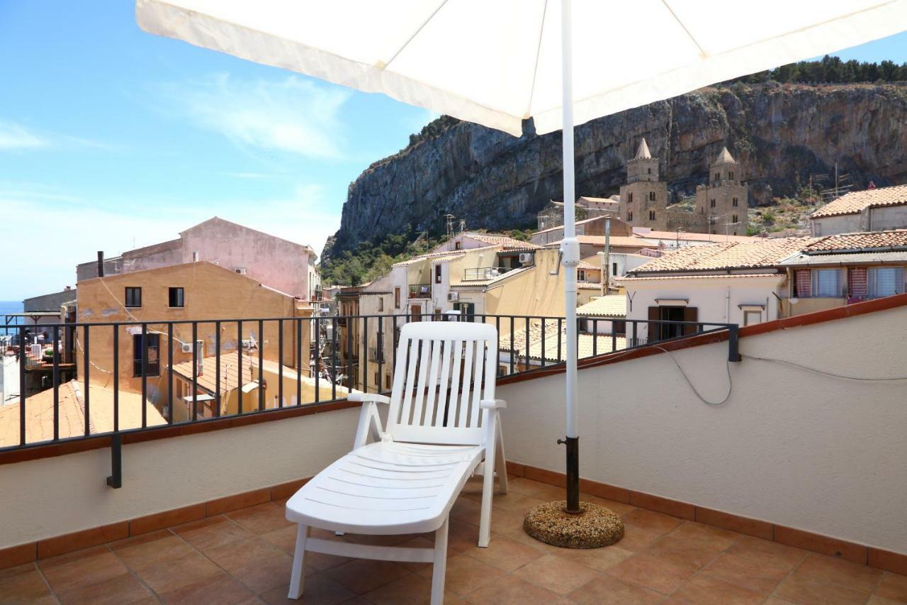 Terrazza Piazzetta Piazza Francesco Crispi Villa Cefalù Exterior foto