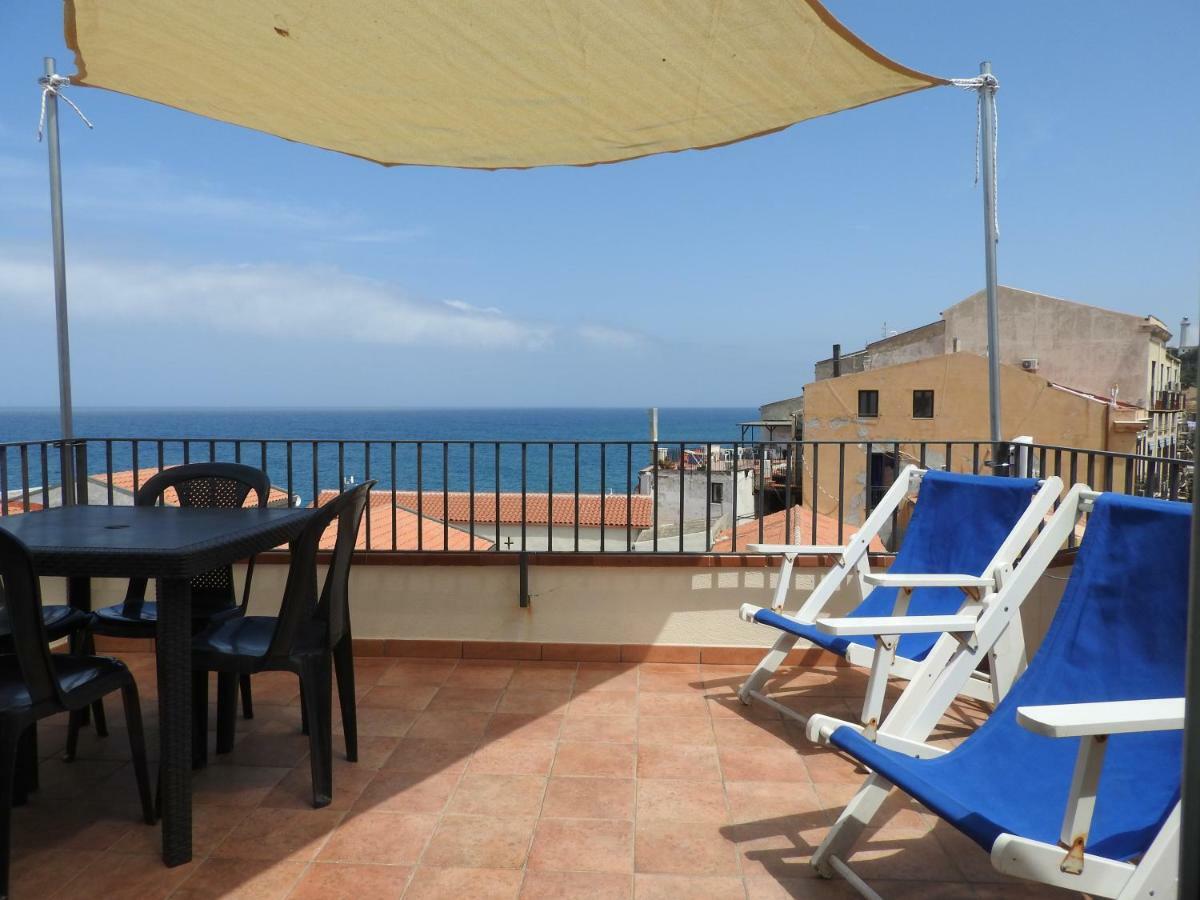 Terrazza Piazzetta Piazza Francesco Crispi Villa Cefalù Exterior foto