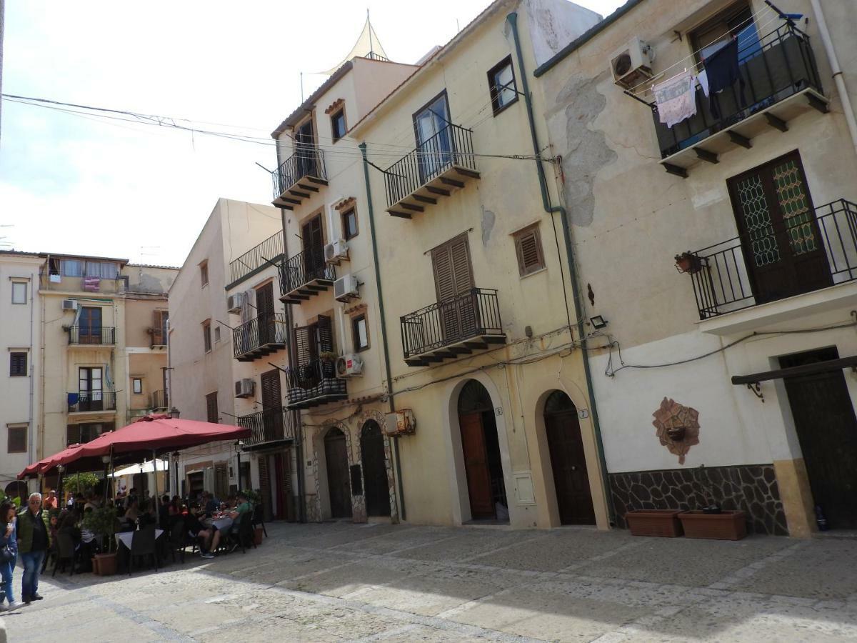 Terrazza Piazzetta Piazza Francesco Crispi Villa Cefalù Exterior foto